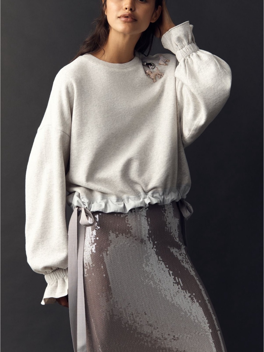 maeve Big Top Crewneck Sweatshirt